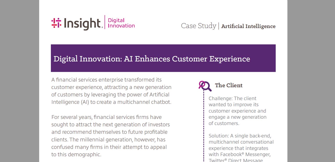 Digital Innovation: AI Enhances Customer Experience