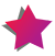 White star graphic icon
