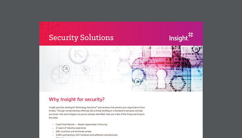 Article Insight Security Solutions Datasheet Image