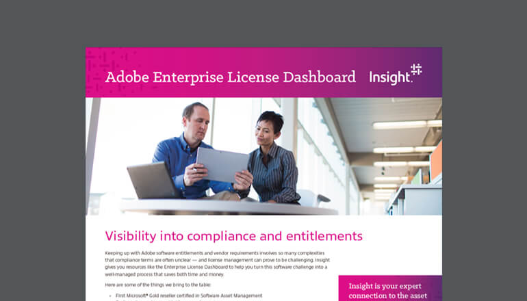 Article License Dashboard for Adobe Enterprise Image