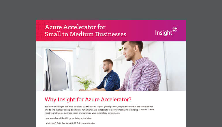 Article Azure Accelerator for Small to Medium Businesses Image