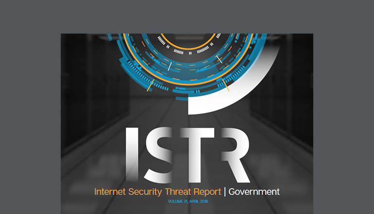 Article Internet Security Threat Report: Government Image