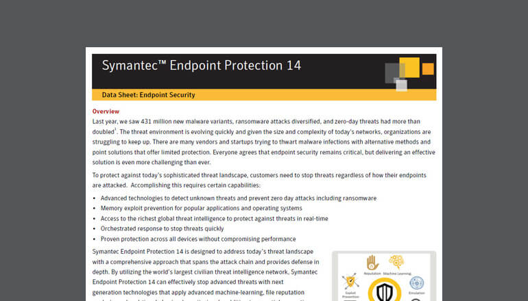 Article Symantec Endpoint Protection 14  Image