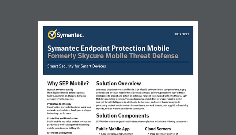 Article Symantec Endpoint Protection Mobile  Image
