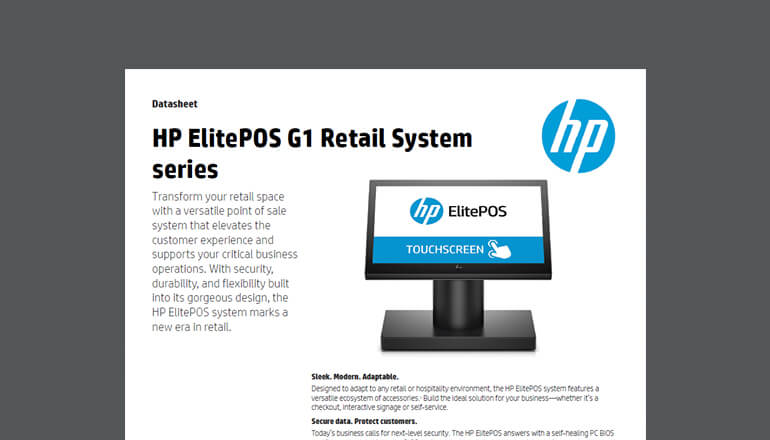 Article HP ElitePOS Retail System Series Image