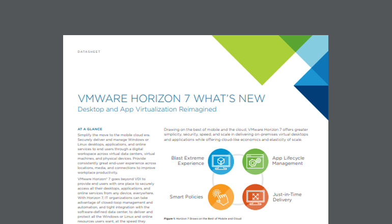 Article VMware Horizon 7 - What's New Image