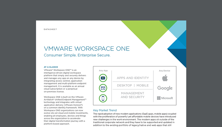 Article VMware Workspace ONE  Image