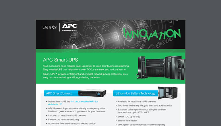Article APC Smart-UPS and Micro Data Center Solutions Image