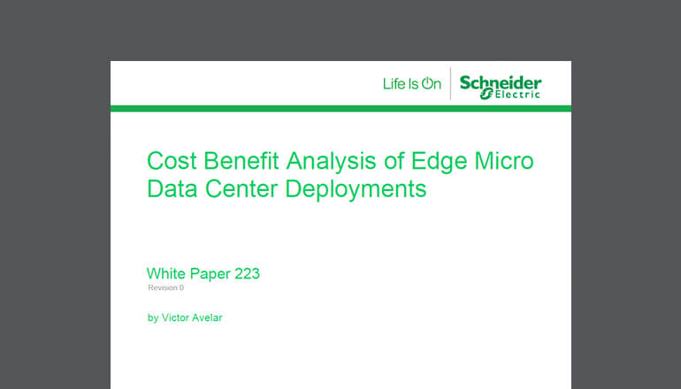 Article Cost Benefits of Edge Micro Data Centers Image