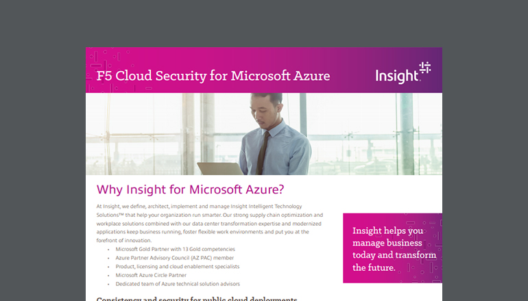 Article F5 Cloud Security for Microsoft Azure Image
