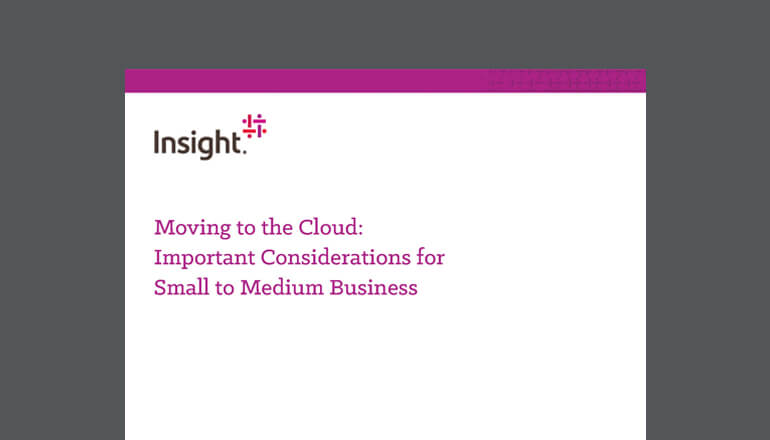 Article Moving to the Cloud: Important Considerations Image