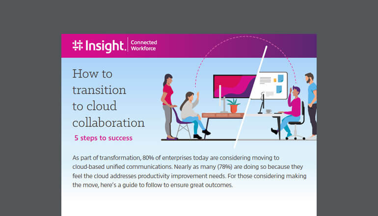 How to transition to cloud collaboration infographic image
