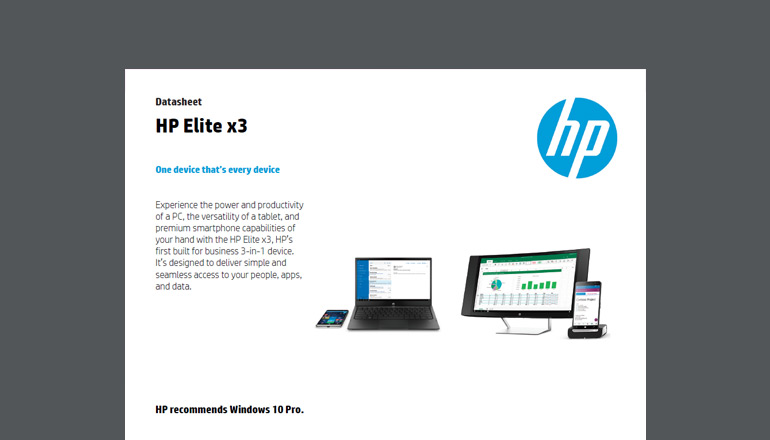 Article HP Elite x3 Image