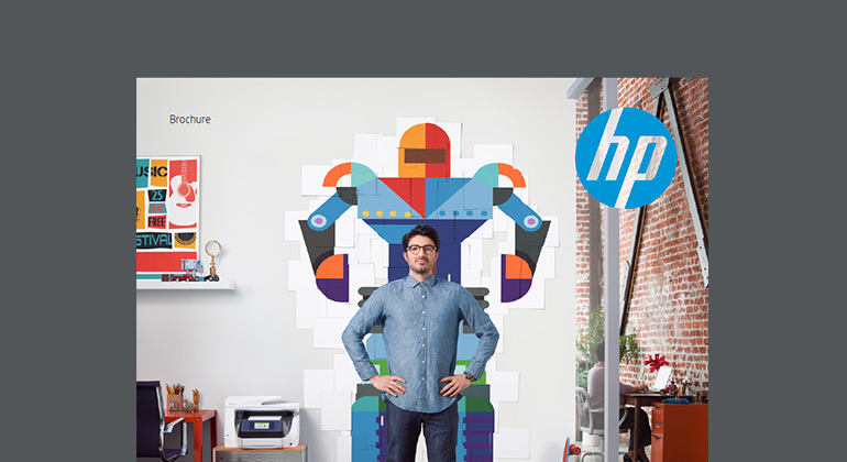Article Introducing the HP OfficeJet Pro Series Brochure Image