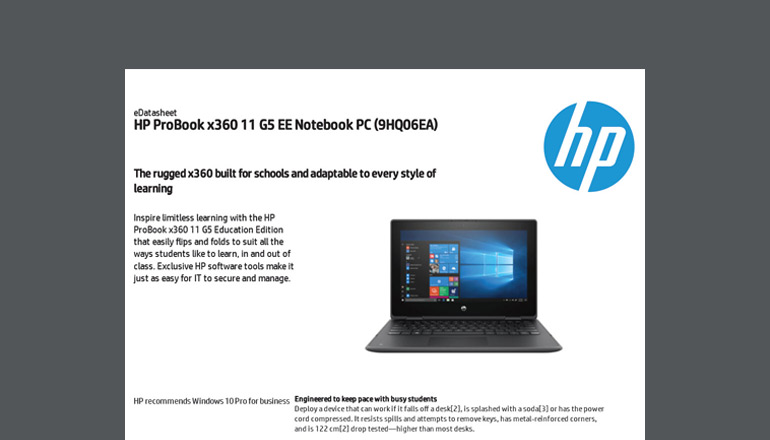 Article HP ProBook x360 11 G5 EE Notebook PC Image