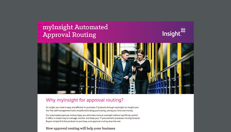 Article myInsight Automated Approval Routing Image