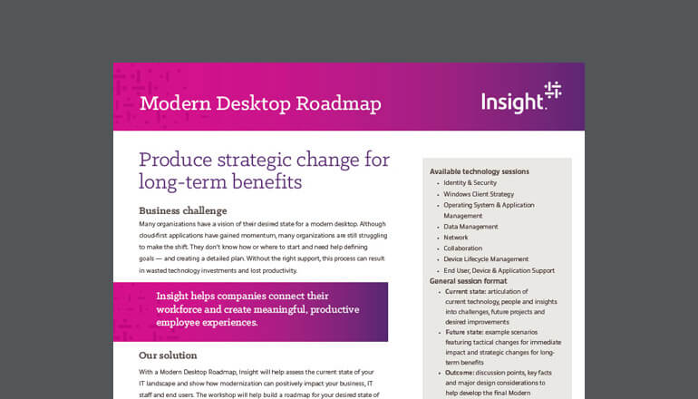 Article Modern Desktop Roadmap  Image