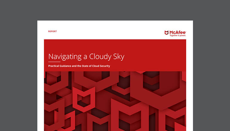 Article McAfee Report: Navigating a Cloud Sky Image