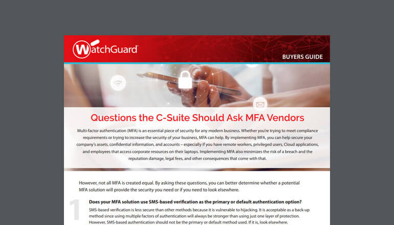 Article Questions the C-Suite Should Ask MFA Vendors Image