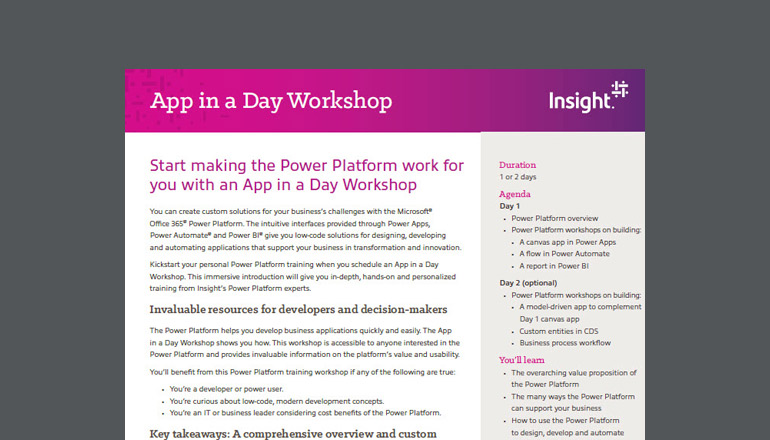Article App in a Day Workshop Image