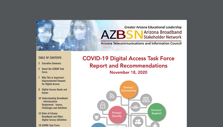Article AZBSN COVID-19 Digital Access Task Force Report Image
