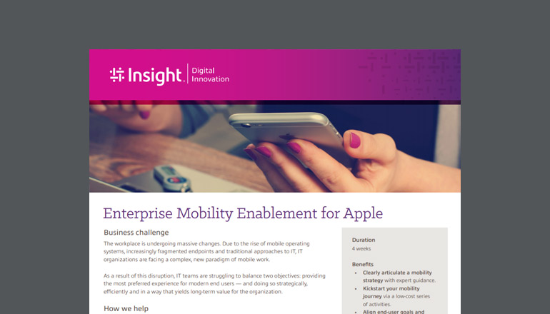 Article Enterprise Mobility Enablement for Apple Image