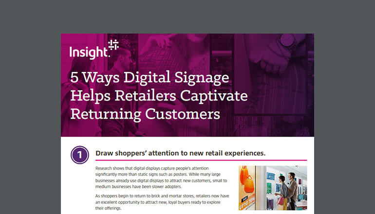 Article 5 Ways Digital Signage Helps Retailers Captivate Returning Customers Image