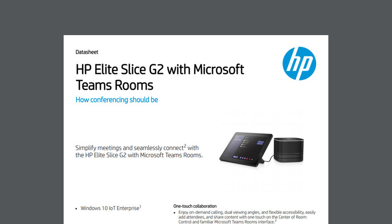 Article HP Elite Slice G2 Datasheet Image
