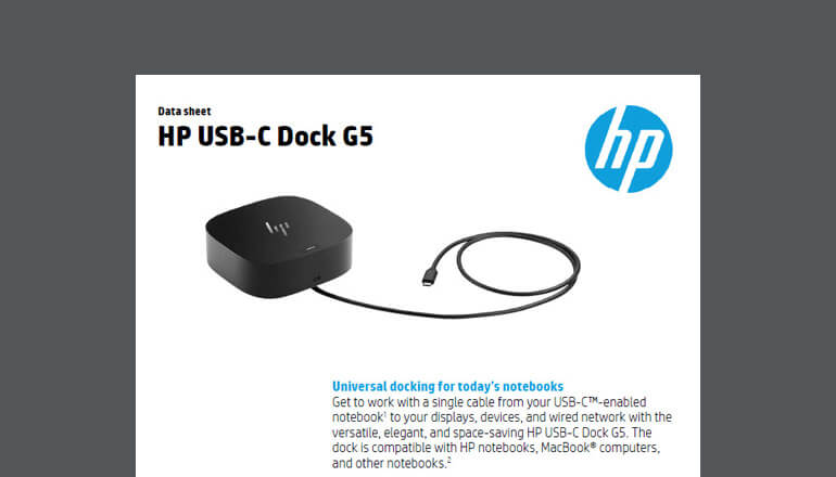 Article HP USB-C Dock G5  Image