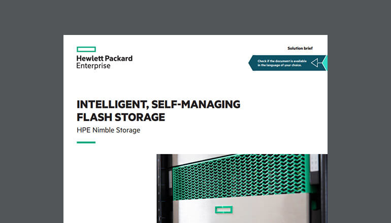 Article HPE Nimble Storage Solution Brief Image