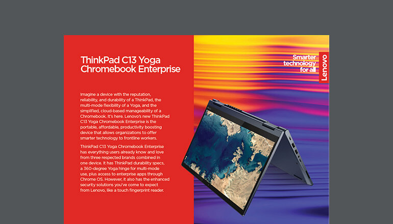 Article ThinkPad C13 Yoga Chromebook Datasheet  Image