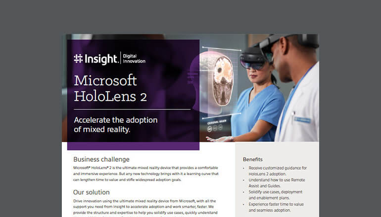 Article Microsoft HoloLens 2: Accelerate Mixed Reality Image
