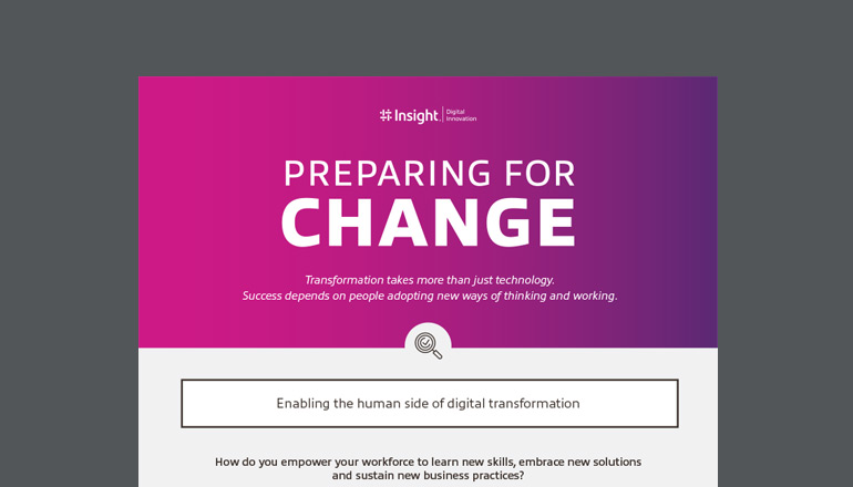 Article Preparing for Change Infographic | Steps to Digital Transformation Image