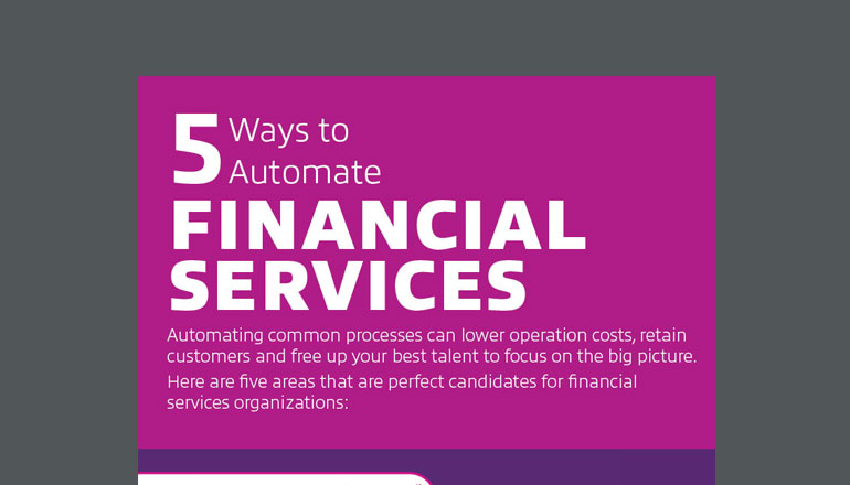 Article 5 Ways to Automate Financial Services Image