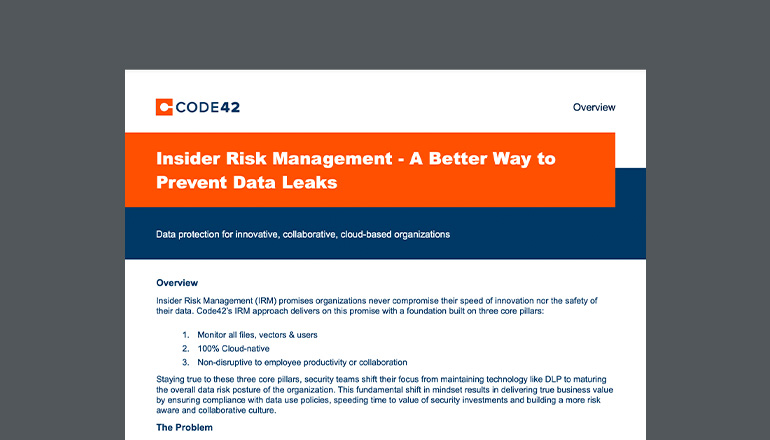 Article Insider Risk Management: A Better Way to Prevent Data Leaks Image