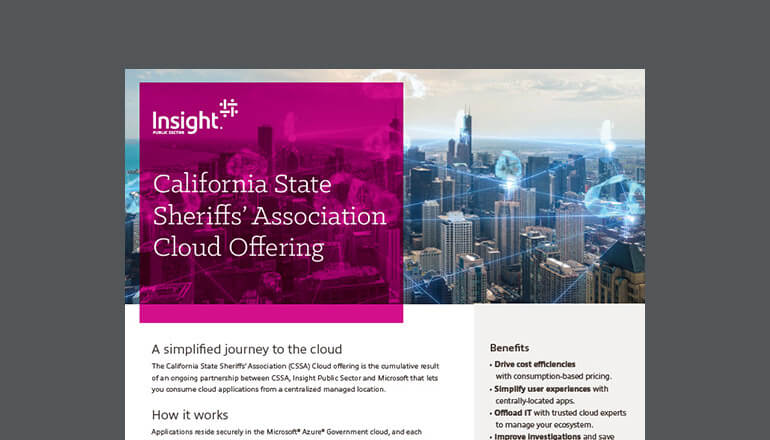 Article California State Sheriffs’ Association Cloud Offering Image