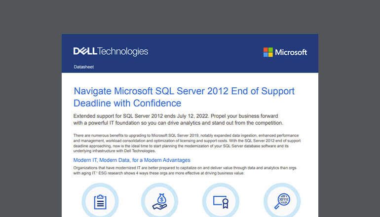 Article Navigate Microsoft SQL Server 2012 End of Support Deadline with Confidence Image