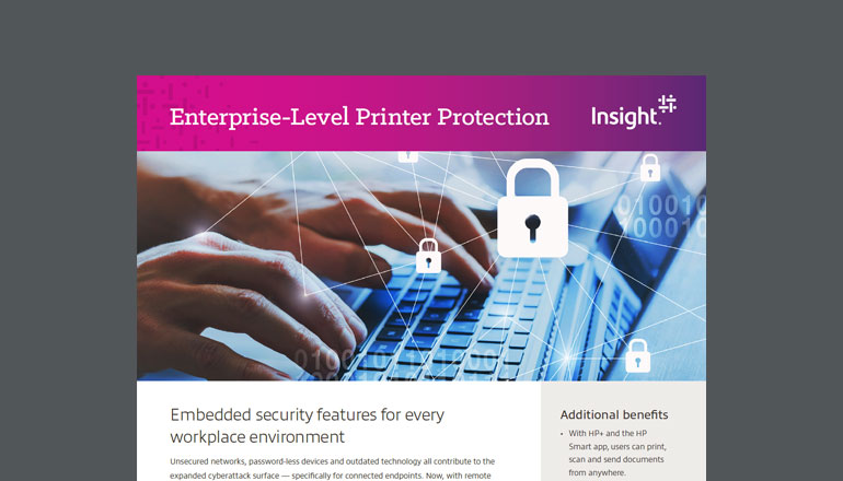 Article Insight + HP Wolf Security: Enterprise-Level Printer Protection Image