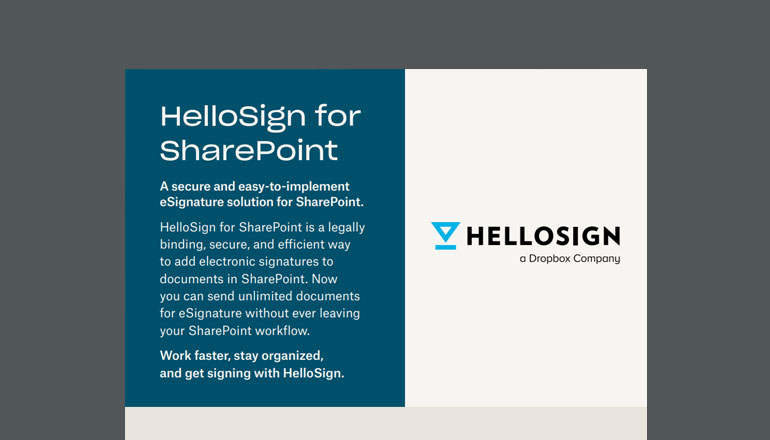 Article HelloSign for SharePoint  Image