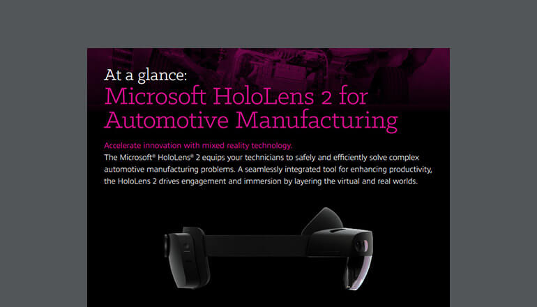 Article Microsoft HoloLens 2 for Automotive Manufacturing Image