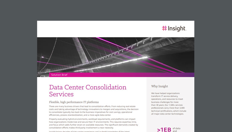 Article Data Center Consolidation Services Image