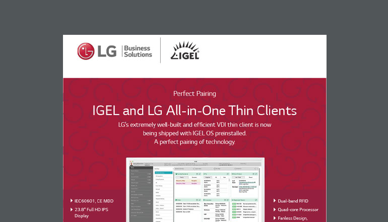 Article IGEL and LG All-in-One Thin Clients Image