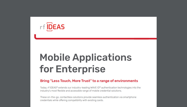 Article Mobile Applications for Enterprise  Image
