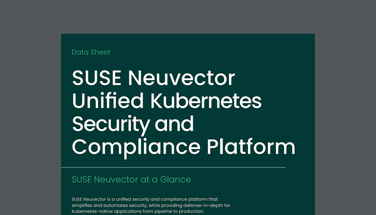Article SUSE NeuVector Unified Kubernetes Security and Compliance Platform  Image