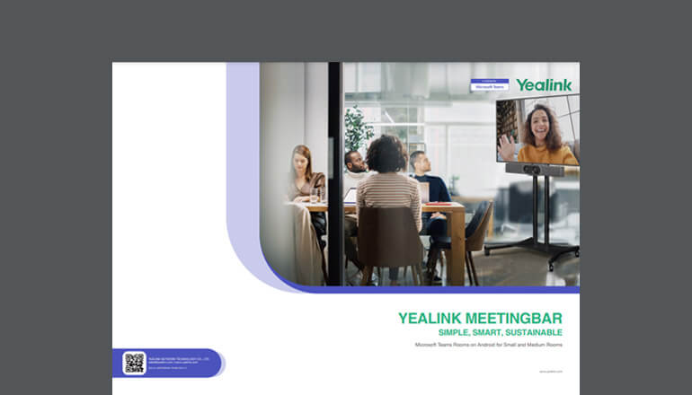 Article Yealink MeetingBar — Simple, Smart, Sustainable  Image