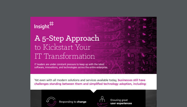 Article A 5-Step Approach to Kickstart Your IT Transformation Image
