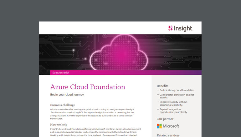 Article  Azure Cloud Foundation Image