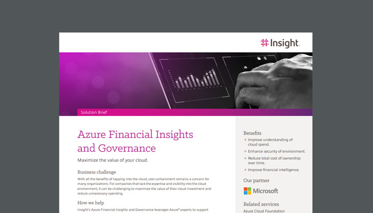 Article Azure Financial Insights and Governance  Image