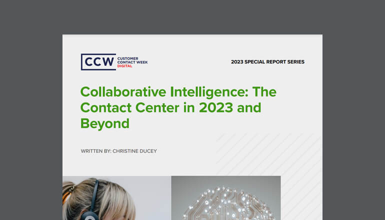 Article Collaborative Intelligence: The Contact Center in 2023 and Beyond  Image
