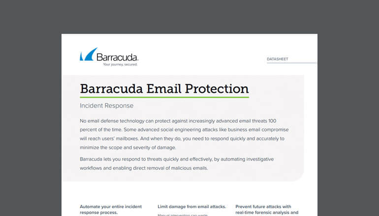 Article Barracuda Email Protection Incident Response  Image